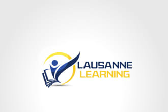 design a professional modern education logo