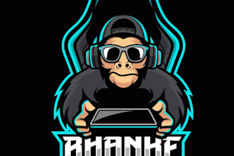 do make an modern monkey logo