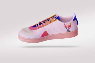 create a shoe brand logo
