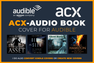design or convert kindle cover to audiobook cover