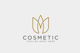 do a cute cosmetic and beauty logo design with unlimited revisions