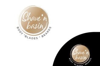 create a barbershop and vintage, beauty salon logo