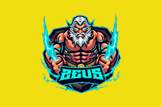 create awesome zeus mascot logo for you with my on creativity