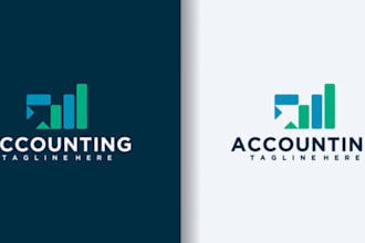 give creative accounting logo design with new concepts