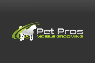 do a feminine hand drawn posh pet grooming logo