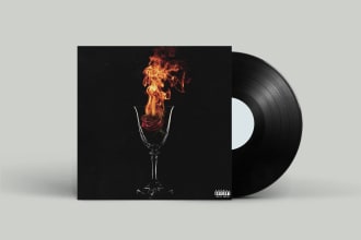 design album or single cover art