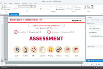 develop interactive e learning course in articulate storyline 360