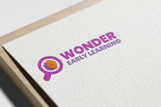 design childcare, school, college, university, and education logo