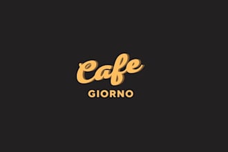 do favorite modern professional cafe  logo for your business