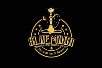 design dynamic better great hookah bar music logo for you