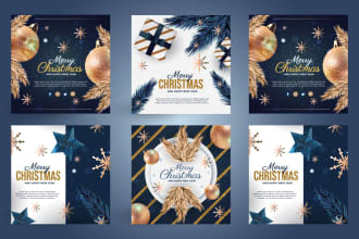create amazing christmas card designs for you