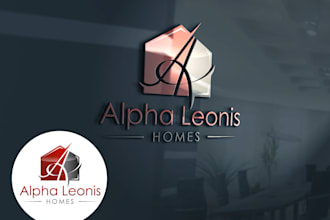 make creative awesome modern homes design logo