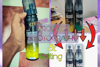 shoot creative product photography and editing