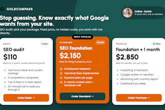 do a complete SEO audit and keyword plan for your website