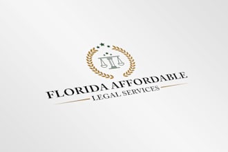 do legal, attorney, lawyer and law firm logo design