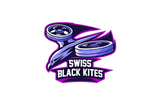 design famous genuine great drone racing team logo