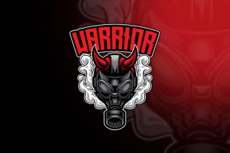 design esports gaming mask logo