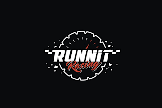 design premium original super road race team logo