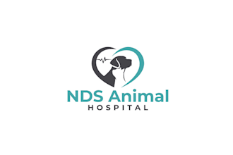 design awesome amazing animal hospital logo