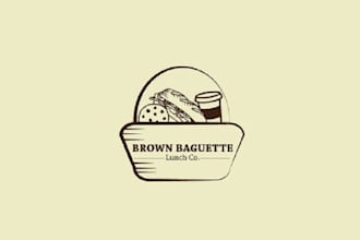 design modern unique better sandwich delivery business logo