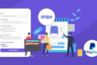 integrate payment striped, paypal in your website
