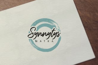 do a luxury signature watercolor feminine logo for you
