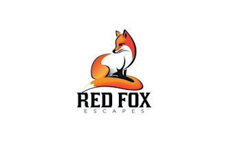 design genius outstanding smart red fox logo