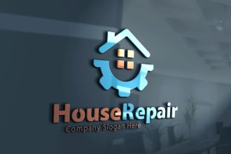 design home renovation, remodeling, roofing, handyman logo for u