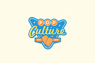 design famous genuine clean pop culture logo