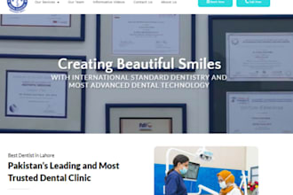 design medical, healthcare, dental, and hospital website