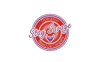 design awesome modern unique beard company logo