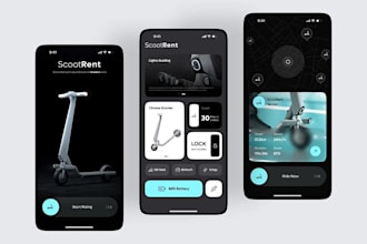 develop e scooter app ev charging app ridesharing app gps tracking app ebike app