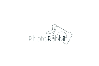 design beautiful wonderful photo rabbit logo