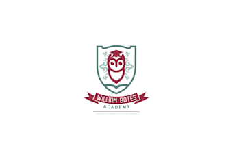 design traditional attractive nice william bates academy logo