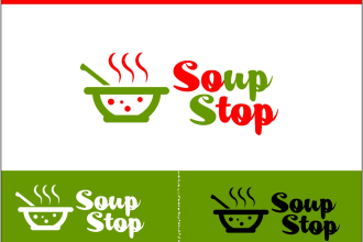 create a premium cafe and restaurant logo