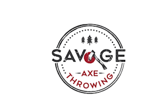 design traditional smart axe throwing range logo