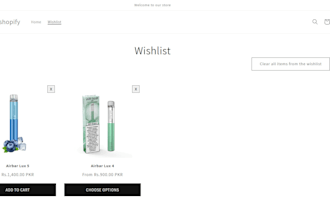 implement wishlist functionality on shopify without an app