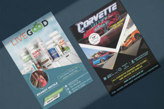 create fitness flyer , sports and gym flyer