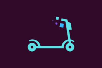 design scooter logo satisfaction guaranteed