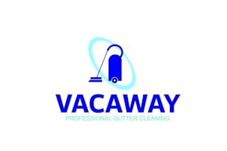 do catchy outstanding gutter vacuum cleaning logo