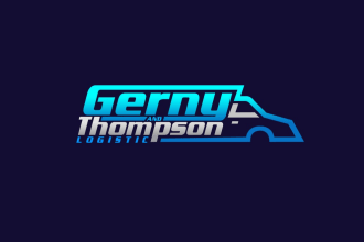 do beautiful transport, logistic, and trucking logo