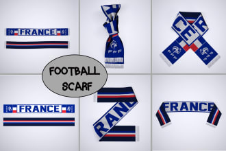 design a soccer scarf for your team or fan group