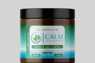 do realistic 3d product rendering and label mockup