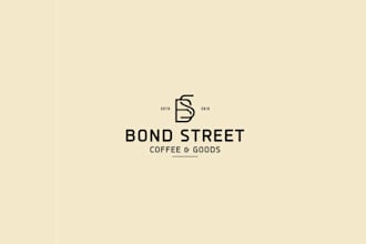 design famous genuine cafe logo design