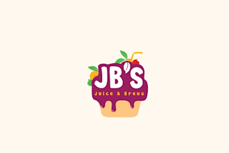 design a colourful legend super logo for the juice and coffee studio