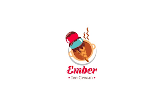 design attractive super ice cream shop logo