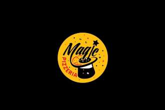 design high quality nice magic pizzeria logo