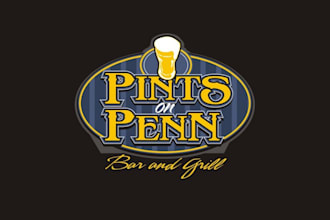 create a beautiful nice business logo for a neighborhood bar and grill