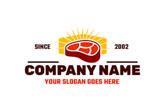 create food, cafe, bbq and restaurant logo