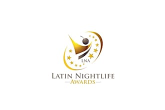 design wonderful classy latin nightlife awards logo